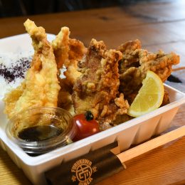 カラあげ天とり　弁当